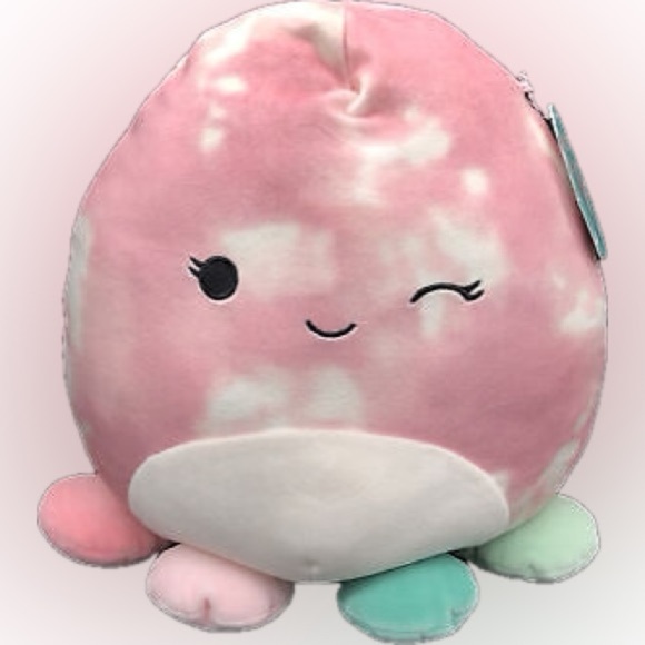 Nwt 🐙 Squishmallows 8" Oshun The Octopus Pink Sea Life - Picture 1 of 6